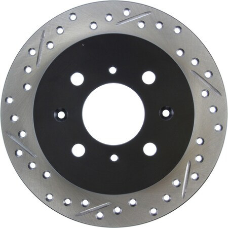 Sport Drilled/Slotted Brake Rotor,127.40017R